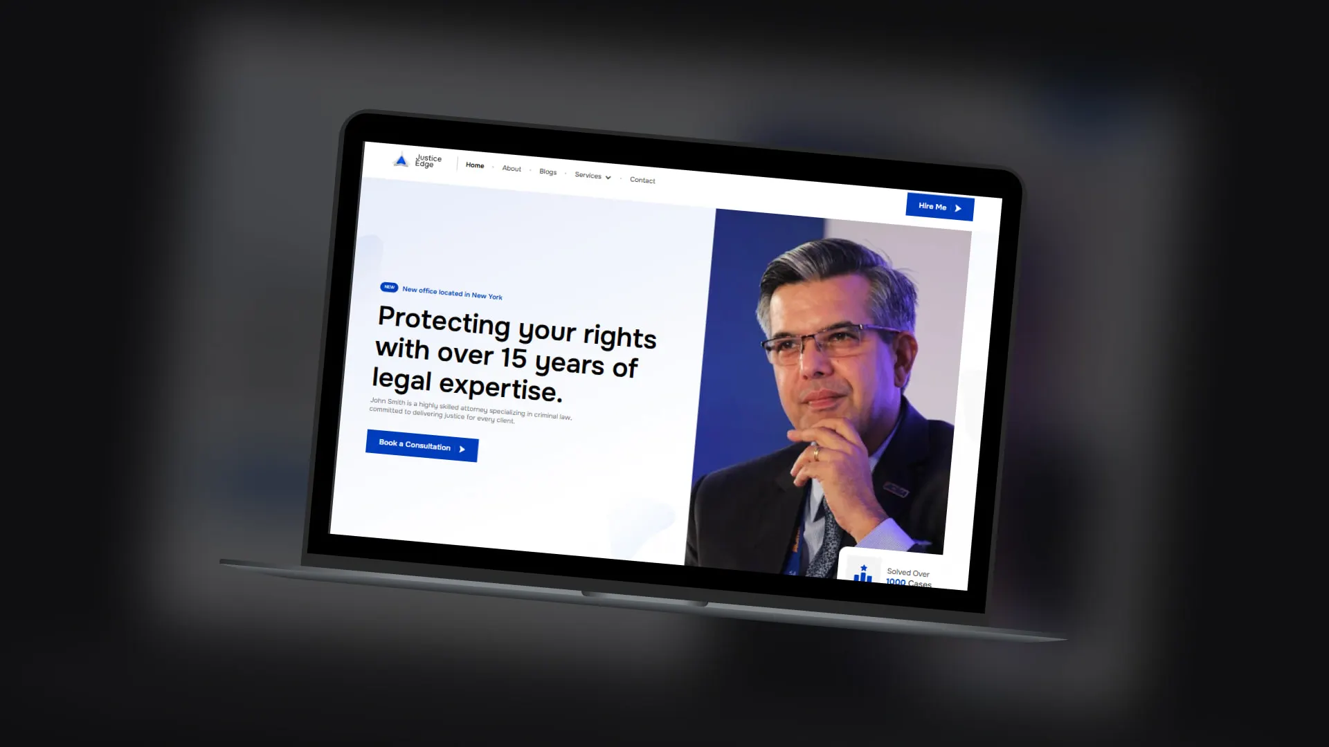 Изработка на веб страна, веб дизајн и веб развој во Македонија - Адвокатска веб страна